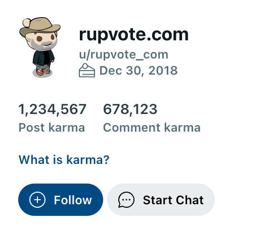 reddit high karma account