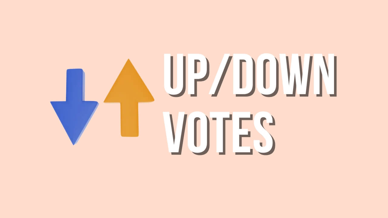 reddit upvotes and downvotes