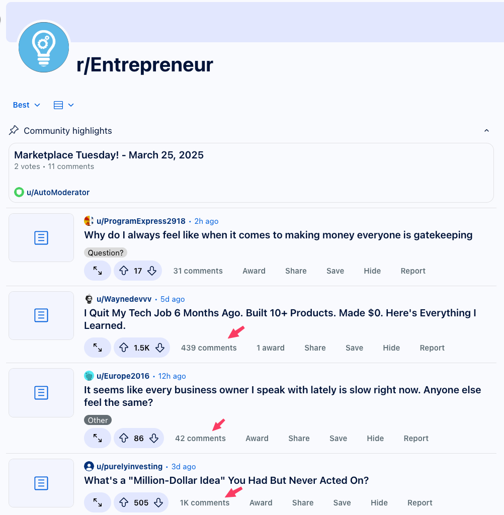 redditors love commenting redditors love commenting
